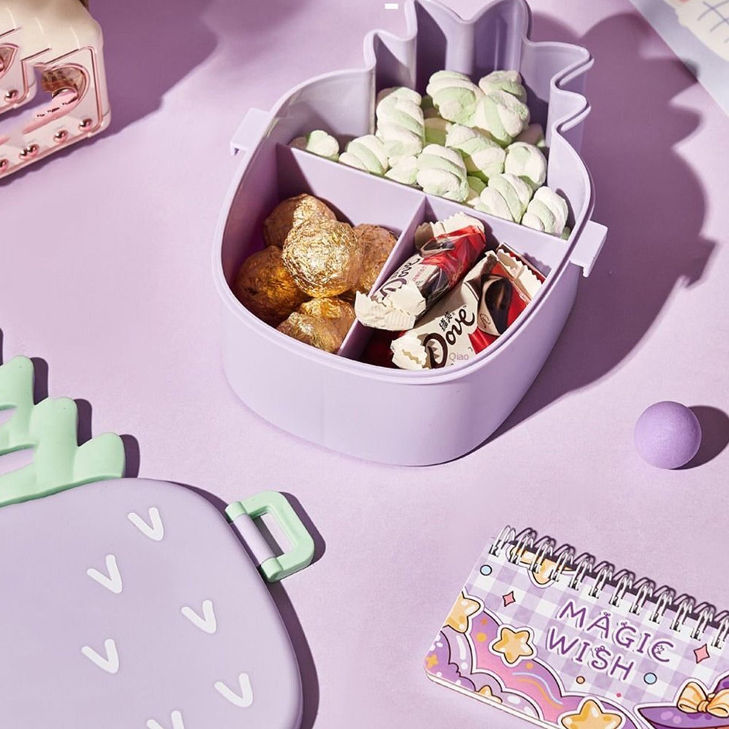 5729 Kids Lunch Box Cute Pineapple Shaped Bento Box with Fork Spoon Snack Candy Container Microwave Portable Office Lunch Box (1 Pc / With Spoon, Fork & Color Box) 5729 Kids Lunch Box Cute Pineapple Shaped Bento Box with Fork Spoon Snack Candy Container Microwave Portable Office Lunch Box (1 Pc / With Spoon, Fork & Color Box)